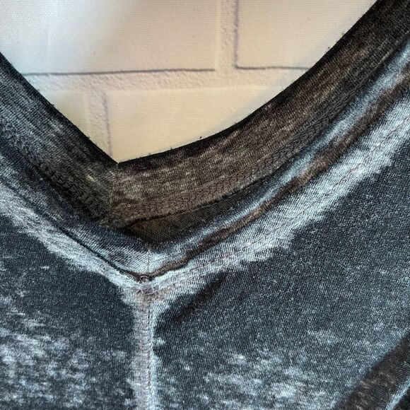 We The Free Breezy Burnout Black/Grey Swing Top - Picture 6 of 7